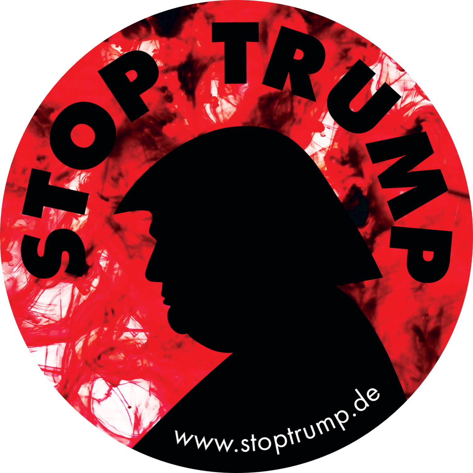 Sticker mit politischem Statement
